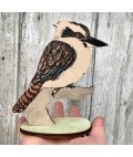 Bridget Farmer | Standing Bird Ornament | Laughing Kookaburra
